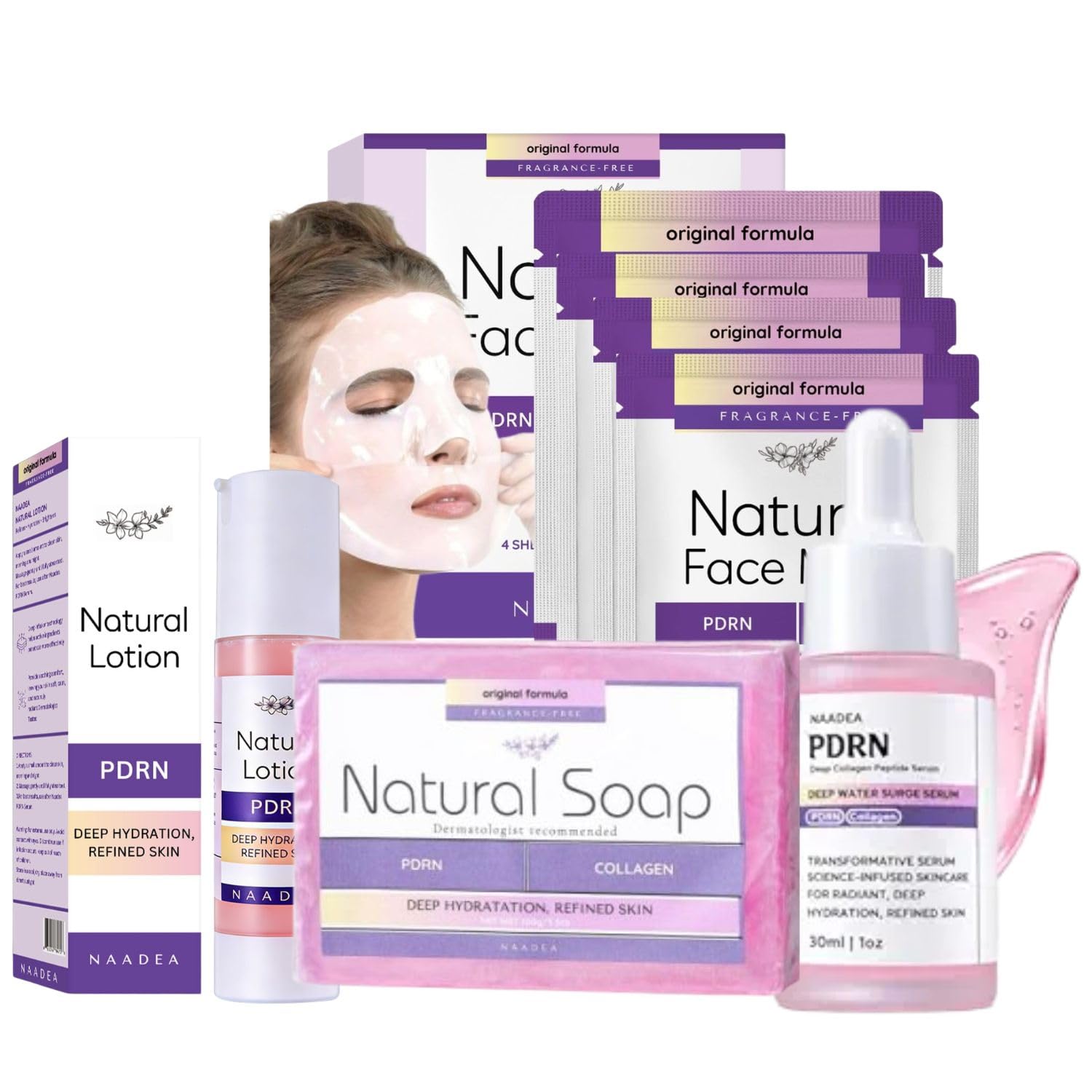 Nadeea Natural Hydratation Skincare Set
